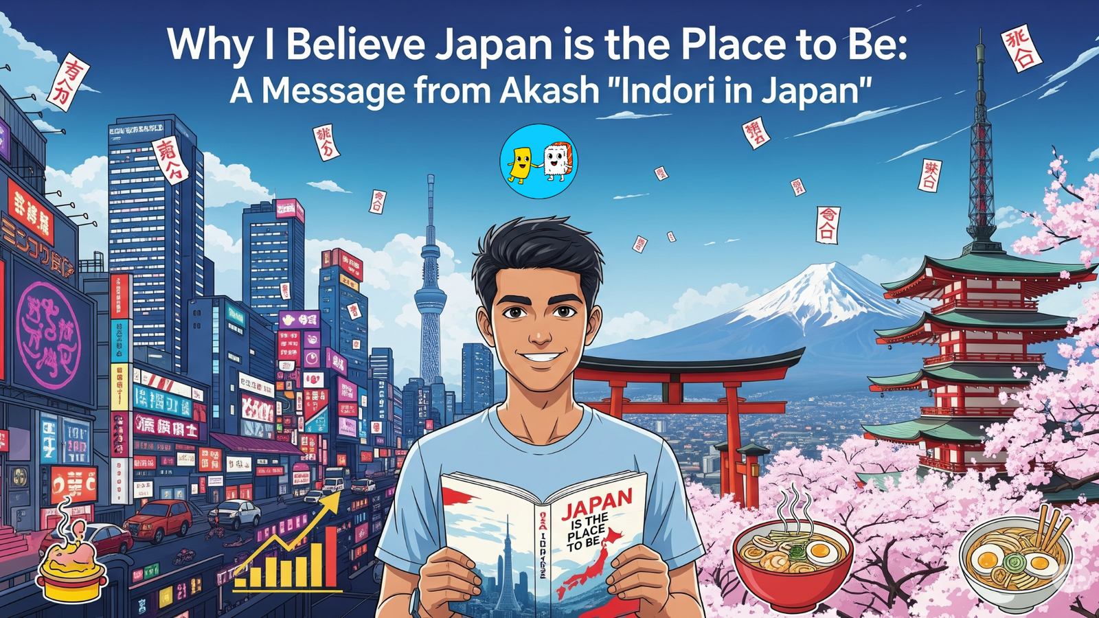 Why I Believe Japan is the Place to Be A Message from Akash 'Indori in Japan'