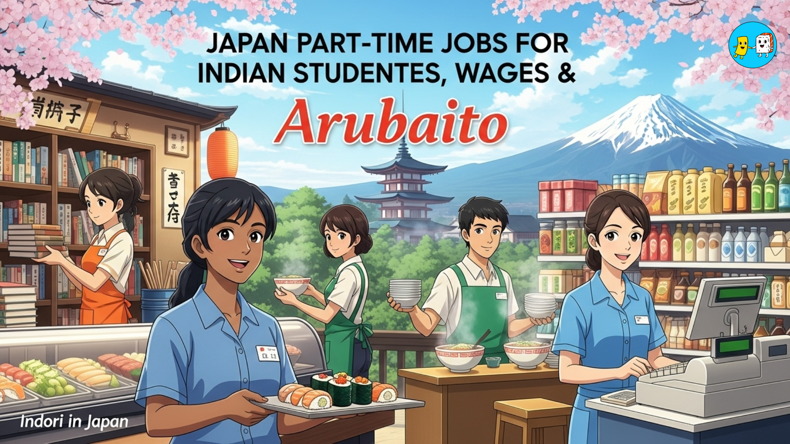 Japan Part-Time Jobs for Indian Students: Rules, Wages & Arubaito