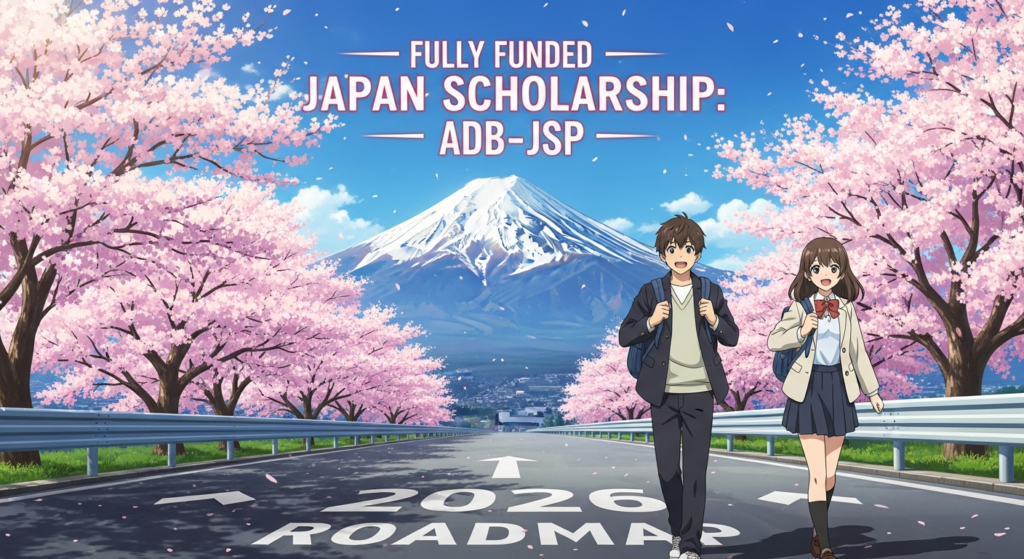 ADB-JSP Scholarship 2026 Study in Japan for Free