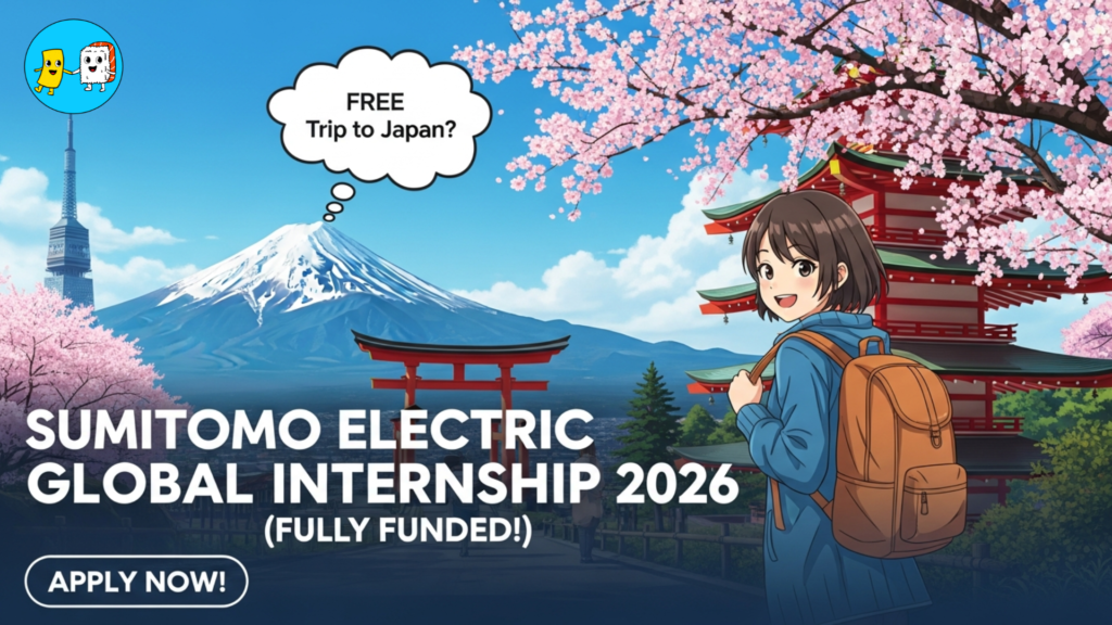 Sumitomo Electric Global Internship 2026 (Fully Funded!) indori in japan