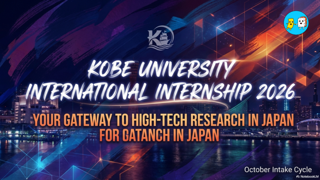 Your complete guide to Kobe University internships 2026. Discover how to secure ¥80,000/month funding and elite Japanese lab experience.