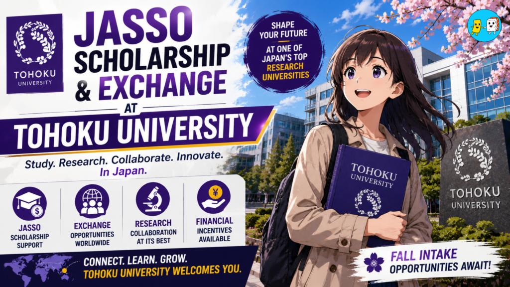 Homepage 6 JASSO Scholarship & Exchange at Tohoku University