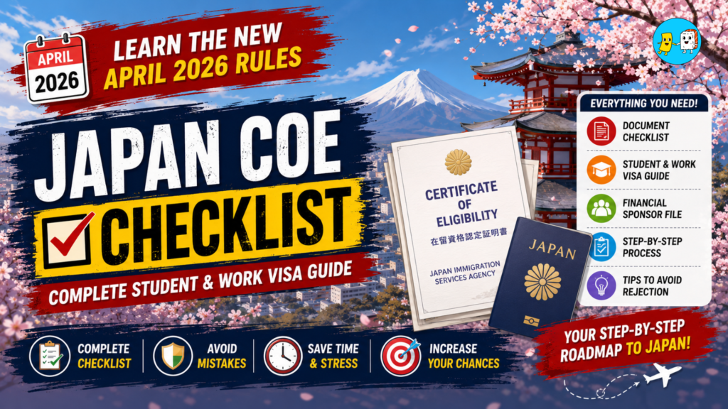 Japan COE Checklist: Complete Student & Work Visa Guide
