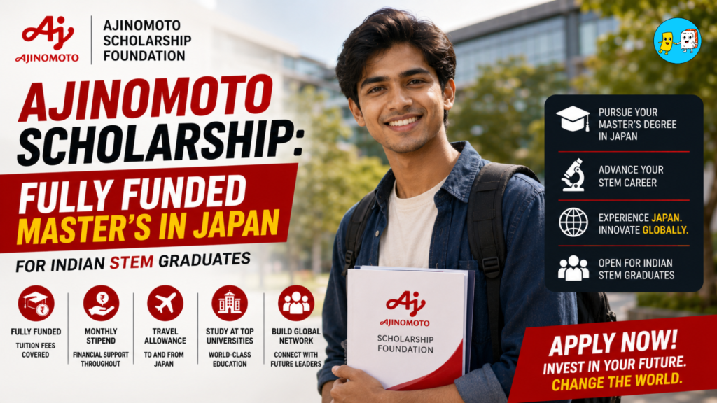 Study in Japan: Fully Funded Ajinomoto Scholarship Guide 2 Study in Japan Fully Funded Ajinomoto Scholarship Guide (1)