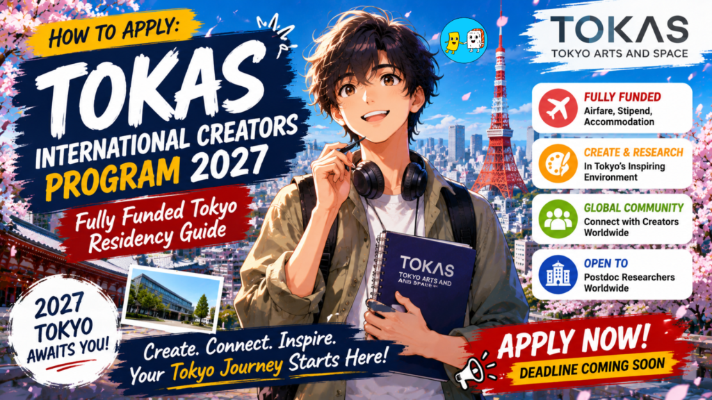 Homepage 6 TOKAS International Creators Program 2027 Fully Funded Tokyo Residency Guide