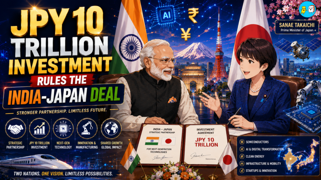 JPY 10 Trillion Investment: Japan and India Forge Next-Gen Tech Partnership 2 JPY 10 Trillion Investment Rules the India-Japan Deal (1)