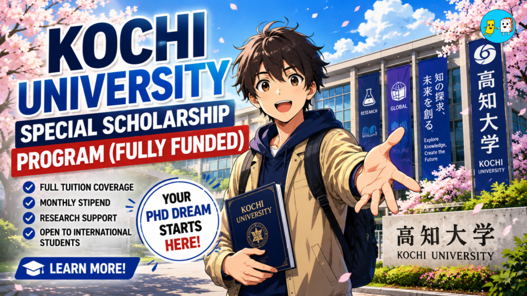 Kochi University Special Scholarship Program (Fully Funded) 2 Kochi University Special Scholarship Program (Fully Funded) indori in japan