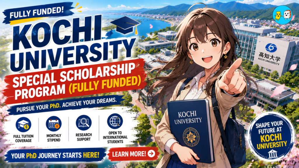 Homepage 6 Kochi University Special Scholarship Program (Fully Funded) indori in japan
