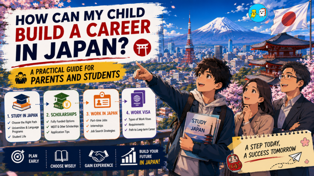 How to Build a Career in Japan: A Complete Guide to Study, Scholarships, and Work Visas 2 Build a Career in Japan: A Guide for Parents