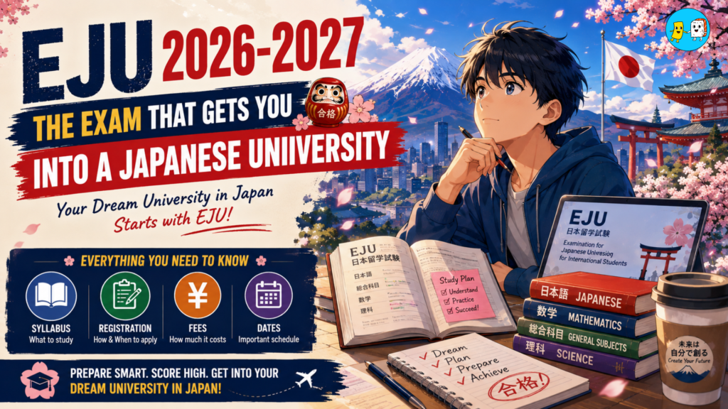 EJU Exam 2026-2027 Guide: How to Get Into a Japanese University (Syllabus, Fees & Dates) 2 EJU exam 2026-2027 The exam that gets you into a Japanese university