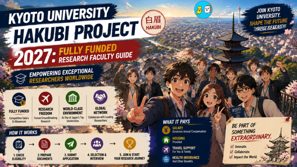 Kyoto University Hakubi Project 2027: Fully Funded Research Faculty Guide 2 Kyoto University Hakubi Project 2027: Fully Funded Research Faculty Guide
