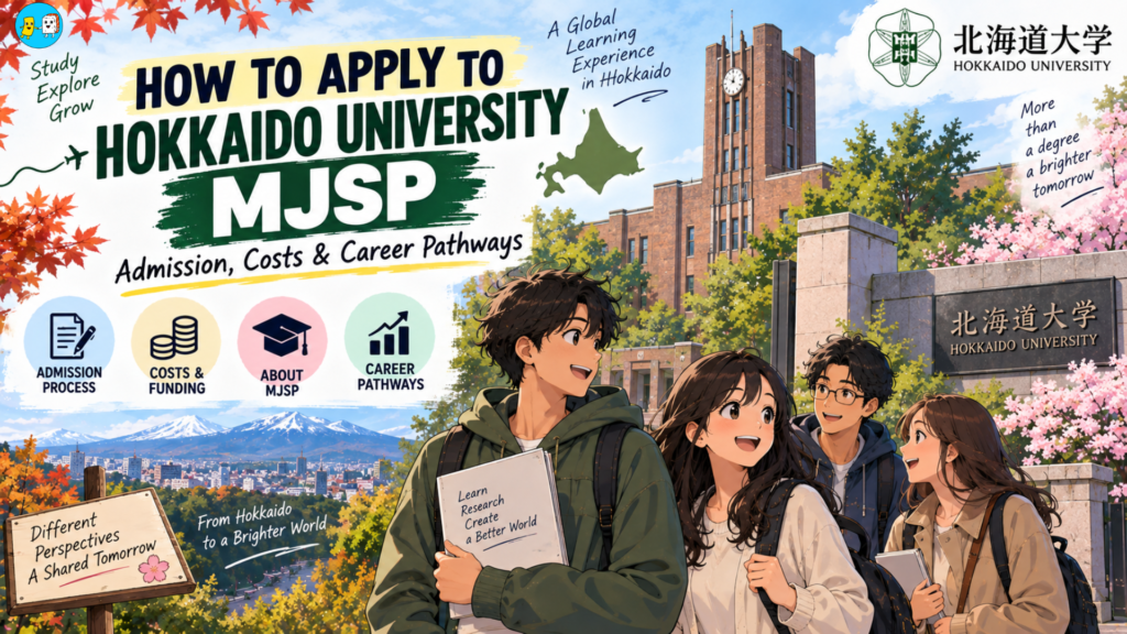 How to Apply to Hokkaido University MJSP: Admission, Costs & Career Pathways 2 https://indoriinjapan.com/wp-content/uploads/2026/09/How-to-Apply-to-Hokkaido-University-MJSP-Admission-Costs-Career-Pathways.png