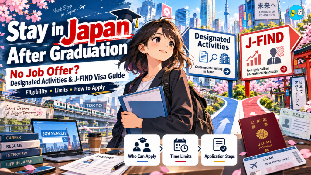How to stay in Japan after graduation with no job offer: Stay Legally After University or Senmongakko 2 How to Stay in Japan After Graduation Without a Job Offer Stay Legally After University or Senmongakko