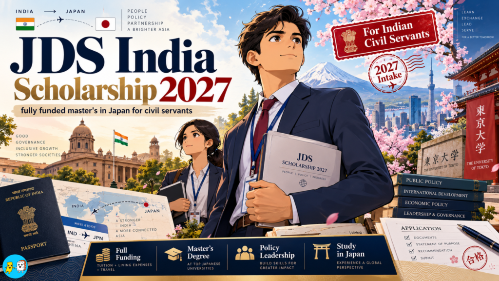 Homepage 8 JDS India Scholarship 2027: Fully Funded Master’s in Japan for Civil Servants