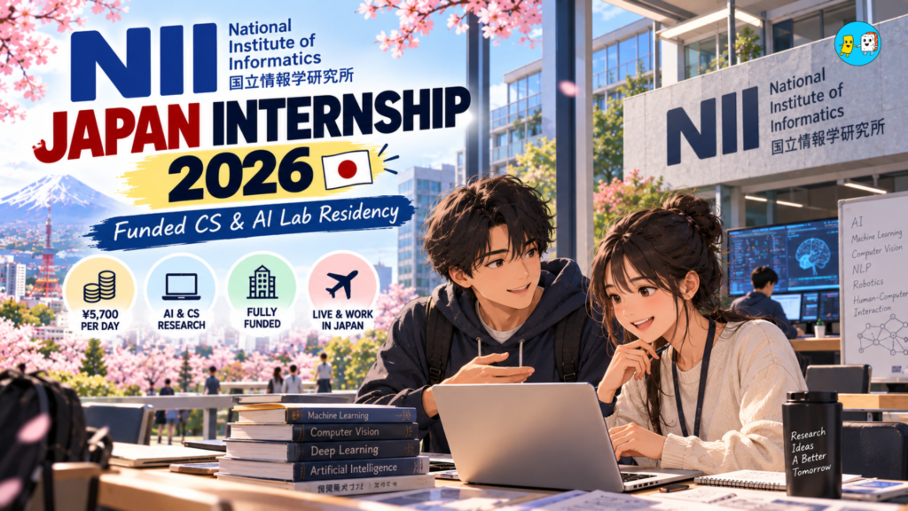 NII International Internship 2026: Stipend, Eligibility, and Application Process in Tokyo 2 NII International Internship 2026 Apply & Eligibility (1)