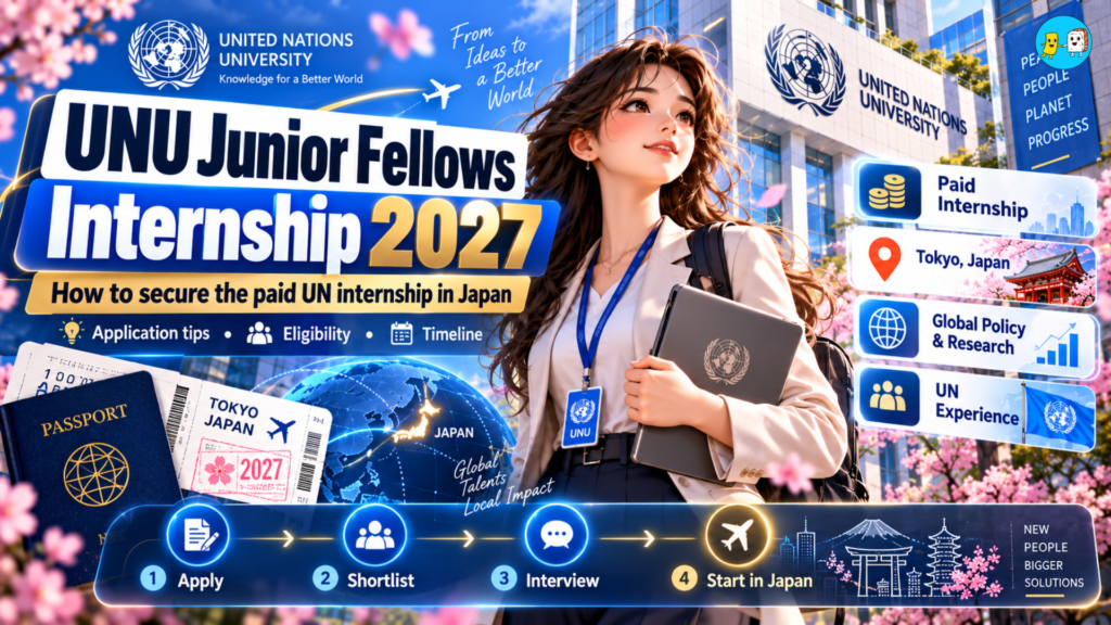 Homepage 6 UNU Junior Fellows Internship 2027 Tokyo